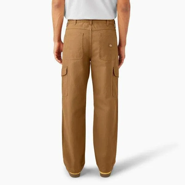 Dickies Relaxed Fit Duck Canvas Cargo Pants - Brown