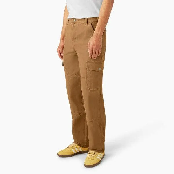 Dickies Relaxed Fit Duck Canvas Cargo Pants - Brown