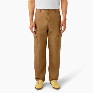 Dickies Relaxed Fit Duck Canvas Cargo Pants - Brown