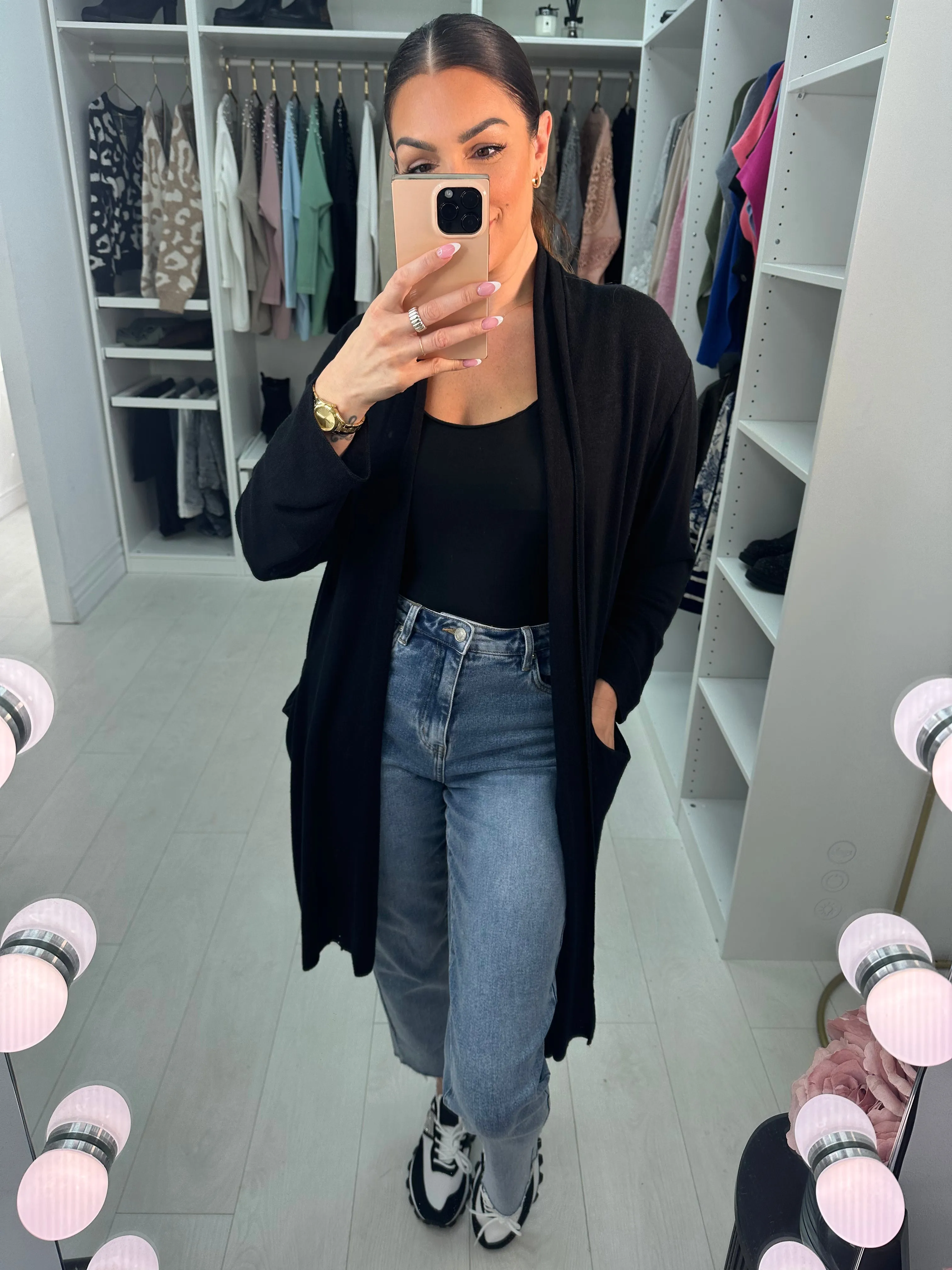 Diego Lightweight Open Front Pocket Cardigan
