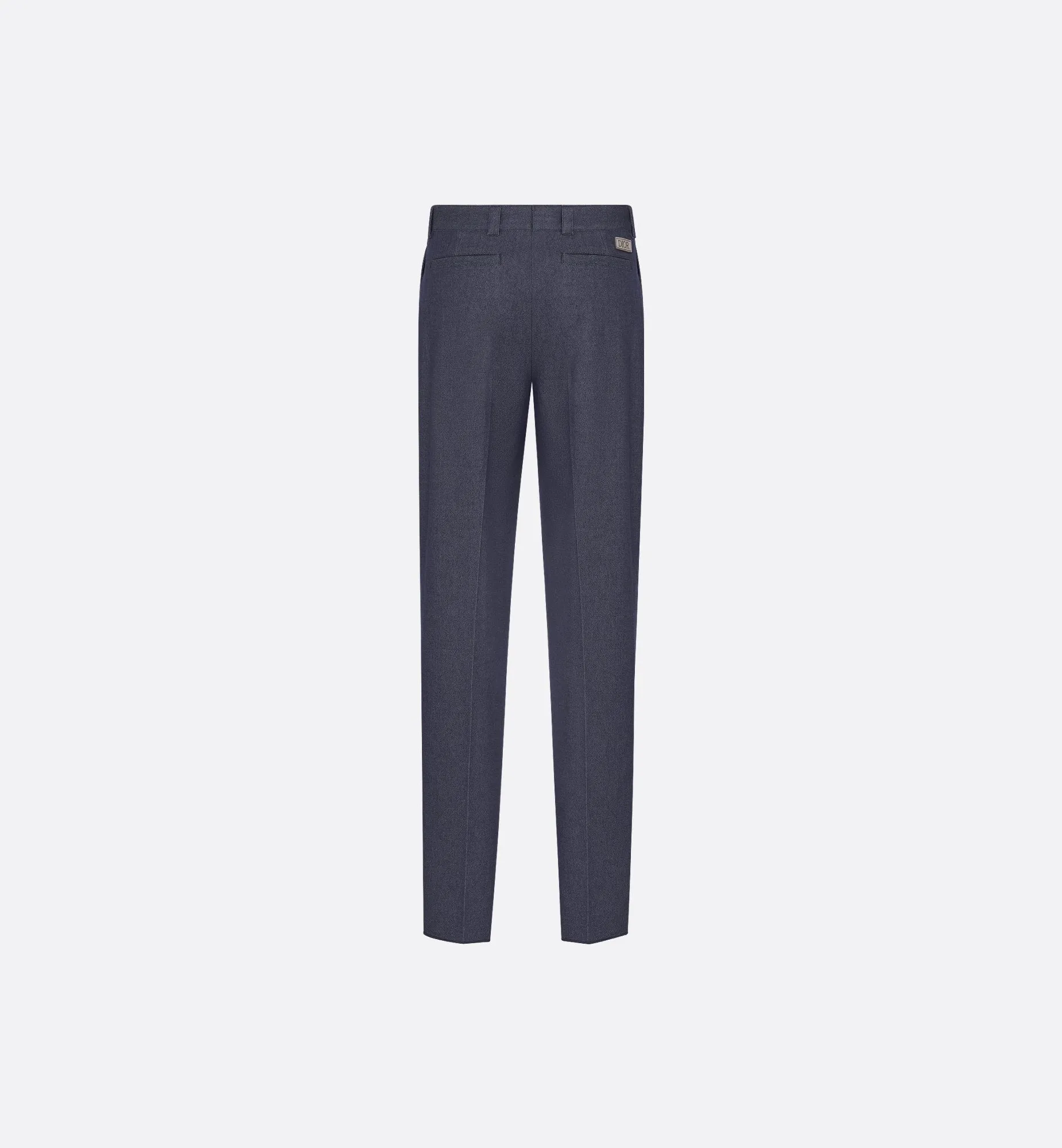 Dior Icons Pants Blue Denim-Effect Cotton And Cashmere Blend