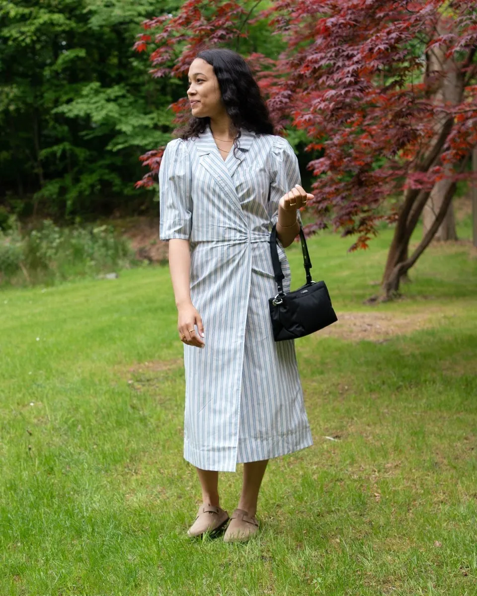 Drapy Wrap Dress - Forever Blue