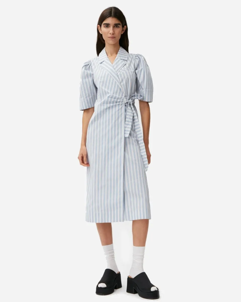 Drapy Wrap Dress - Forever Blue