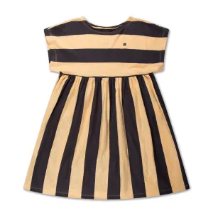 Dress Easy Peasy Night Blue Block Stripe