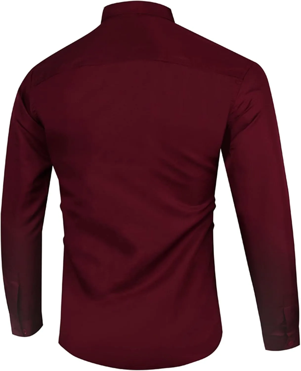 Dress Shirts for Mens Long Sleeve Regular Fit Casual Blouse Wrinkle-Free Button Down Business Shirt Formal Work Tops