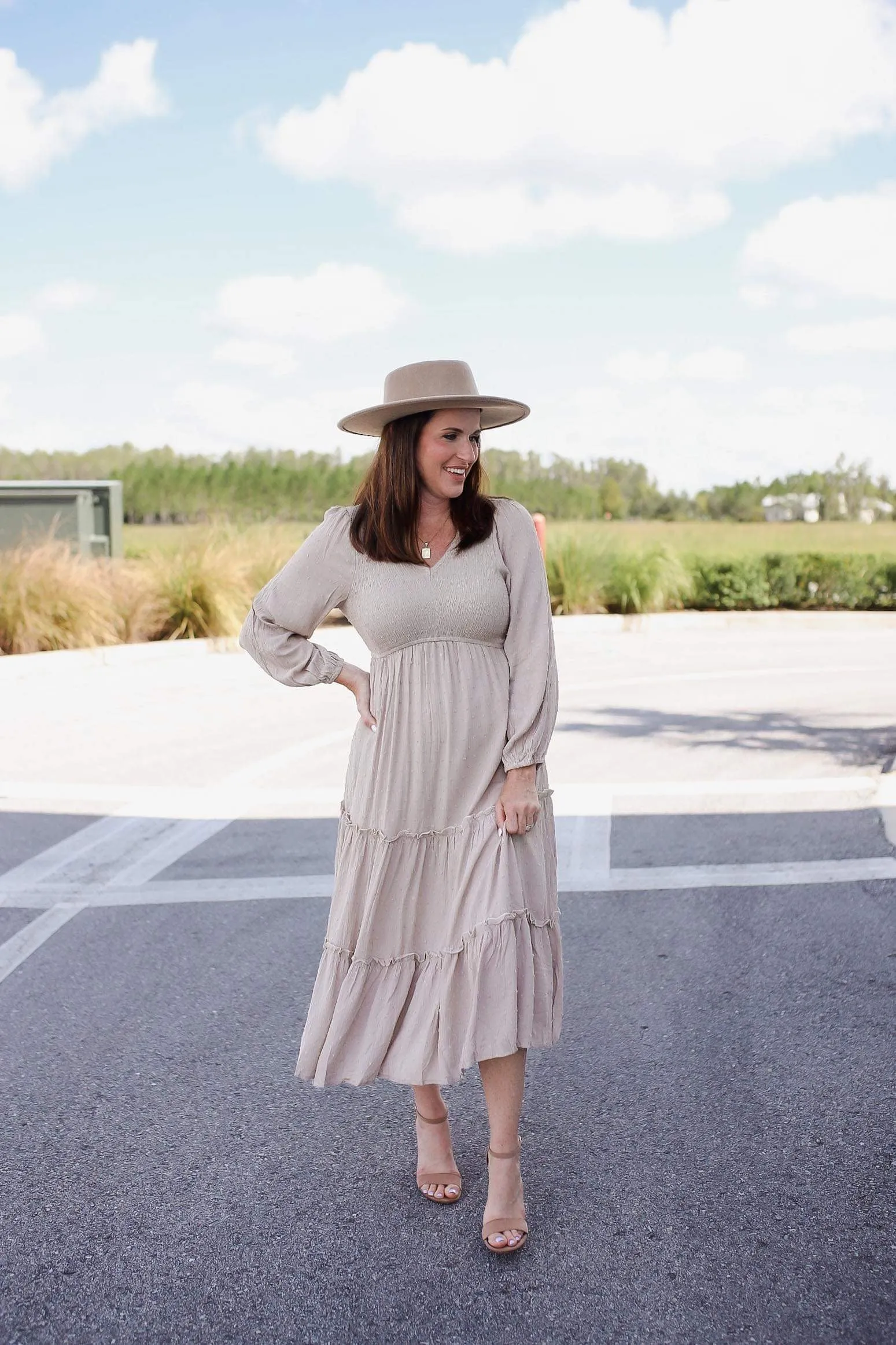 Easy Come, Easy Go Tiered Midi Dress