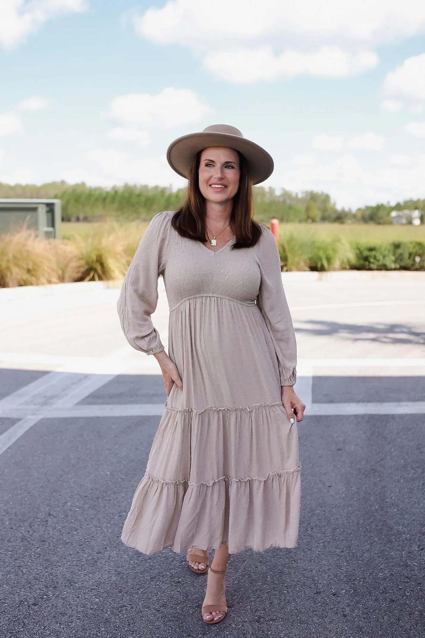Easy Come, Easy Go Tiered Midi Dress