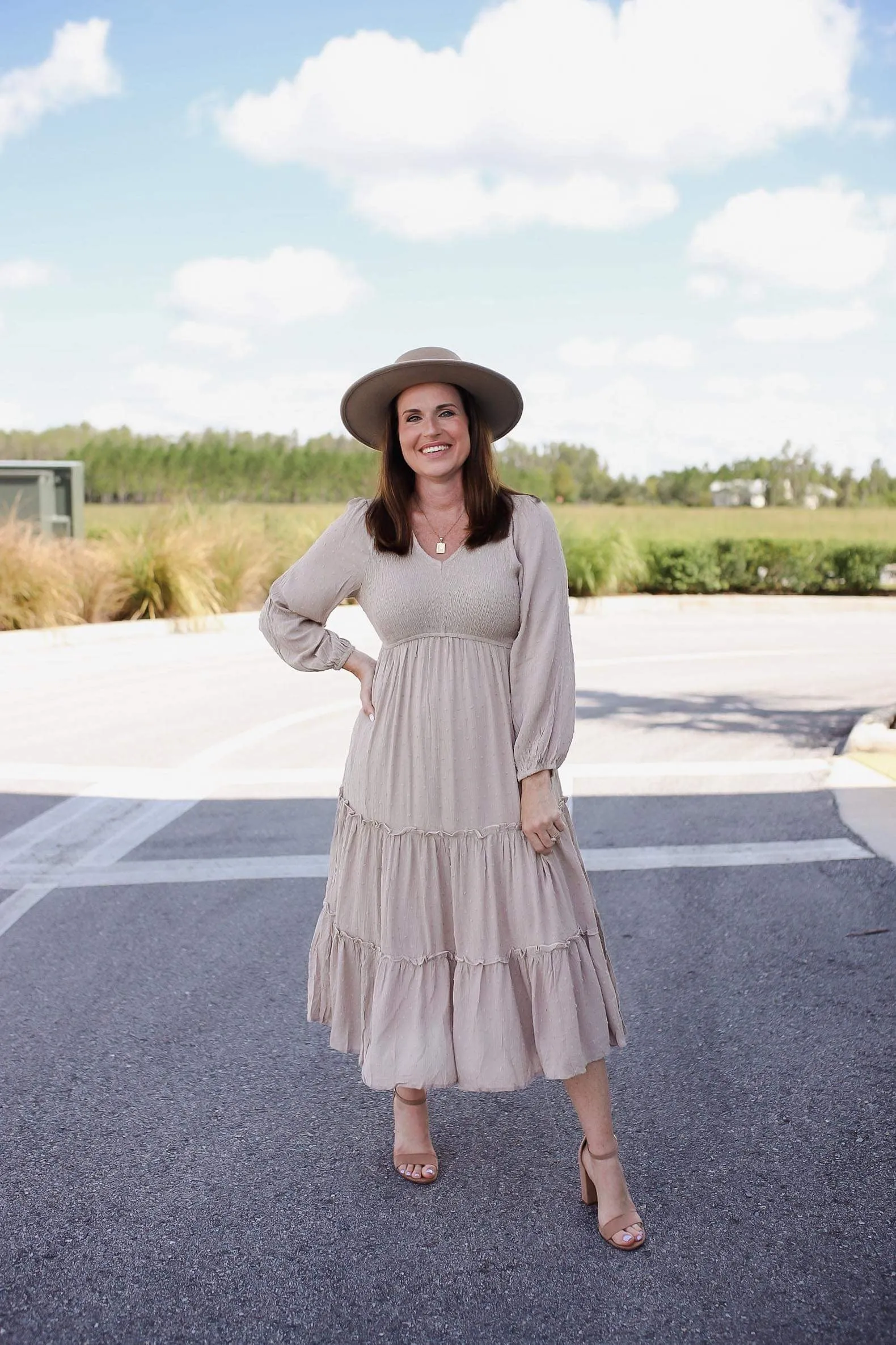 Easy Come, Easy Go Tiered Midi Dress