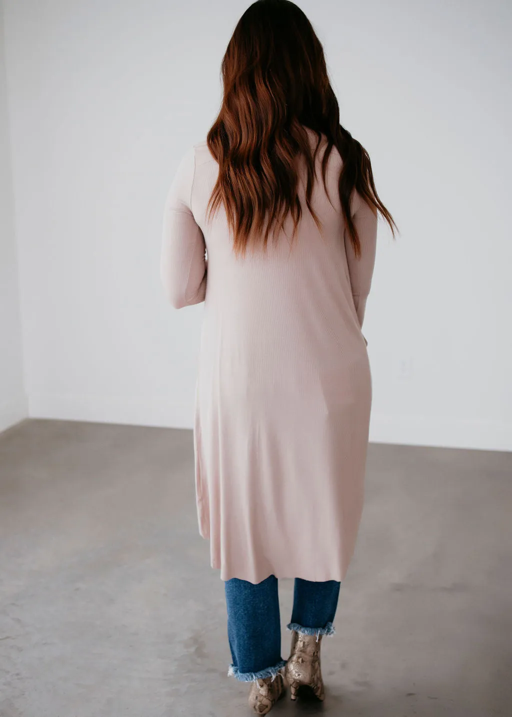 Elle Lightweight Ribbed Cardigan