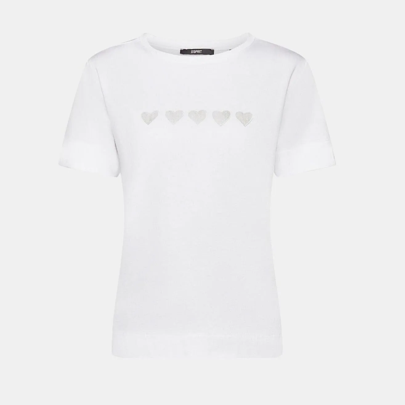 Esprit T-Shirt With Chest Print White