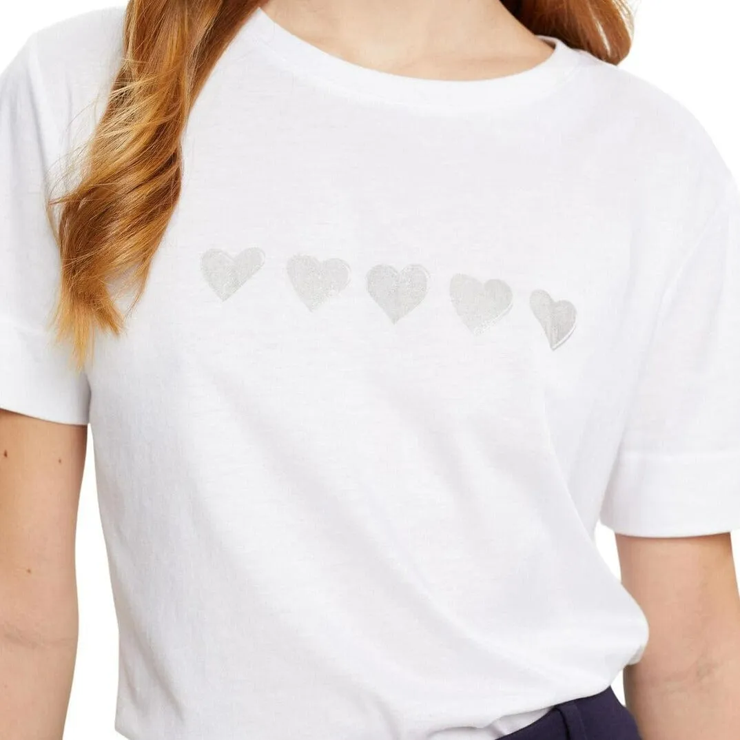 Esprit T-Shirt With Chest Print White