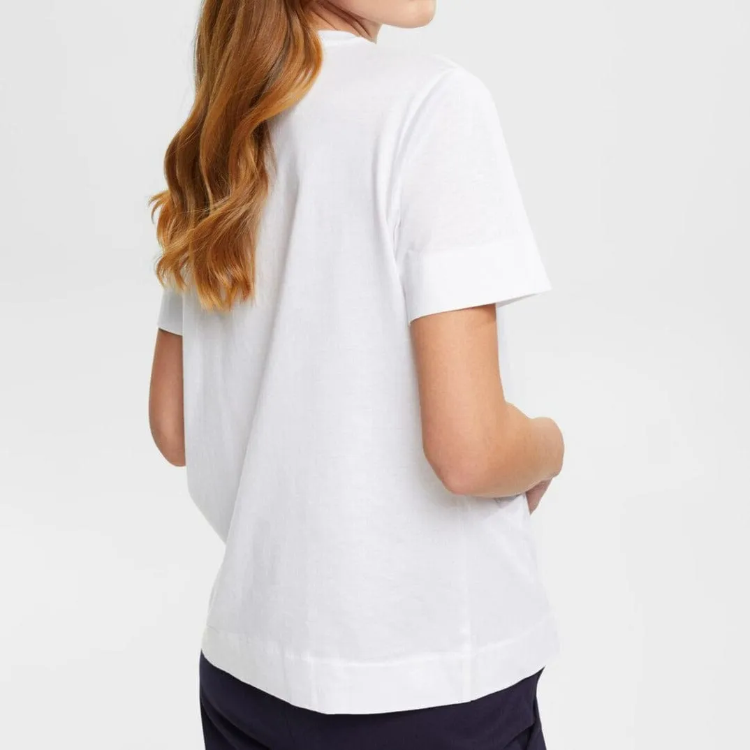Esprit T-Shirt With Chest Print White