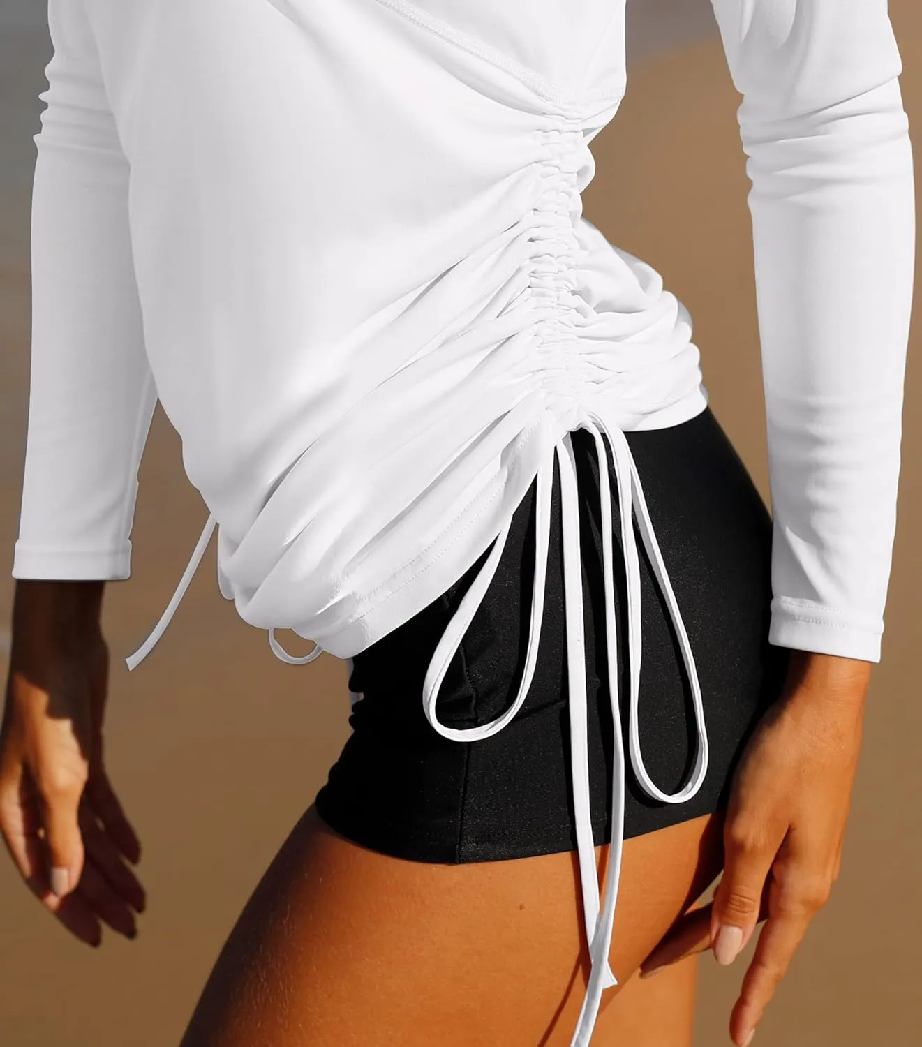 Ewedoos Rash Guard for Women UPF 50  Sun Protection Clothing Swim Shirts for Woman SPF Shirts Long Sleeve UV Sun Shirts