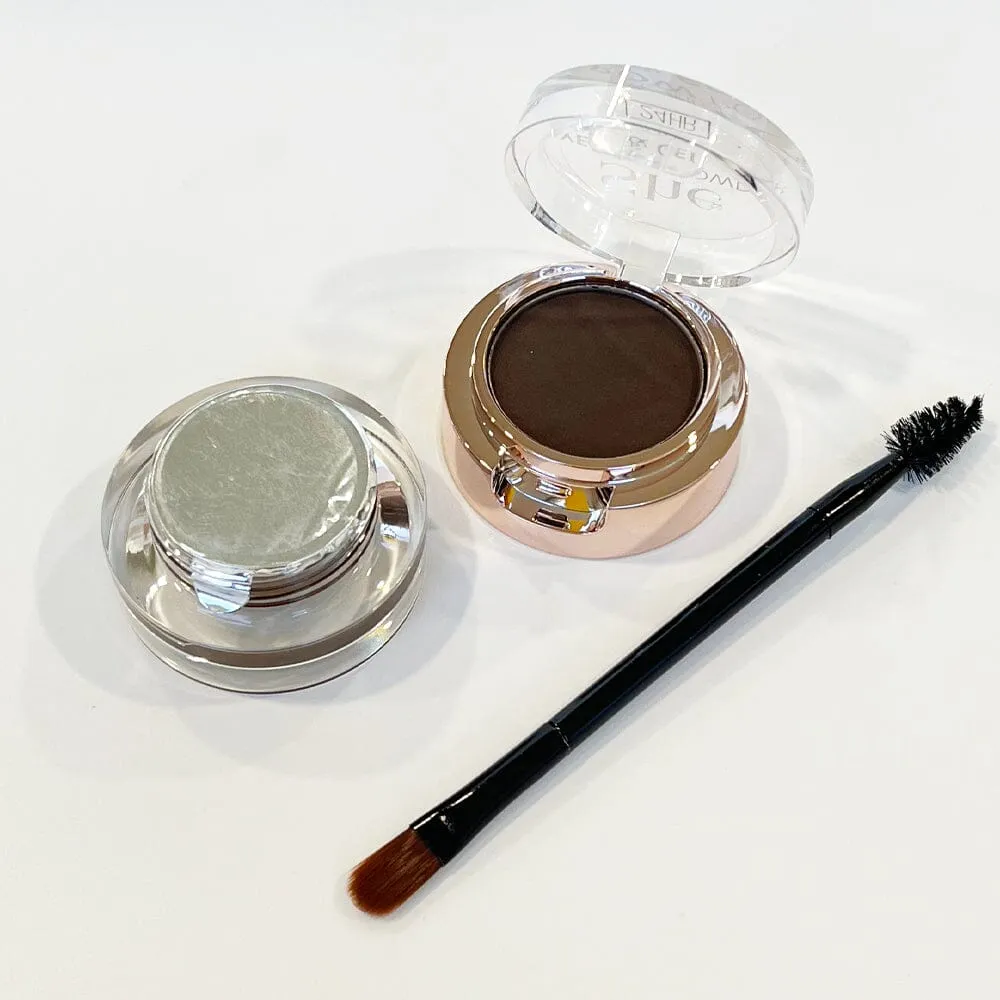 EyeBrow Powder & Gel - Dark Brown (12 units)