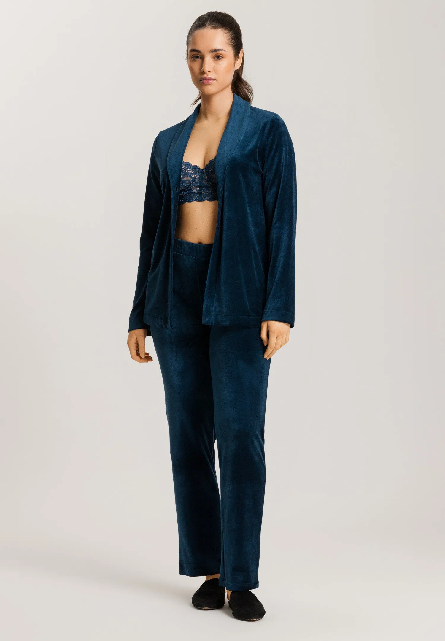 Favourites Velvet Pants | Mystic Blue 78857-1652