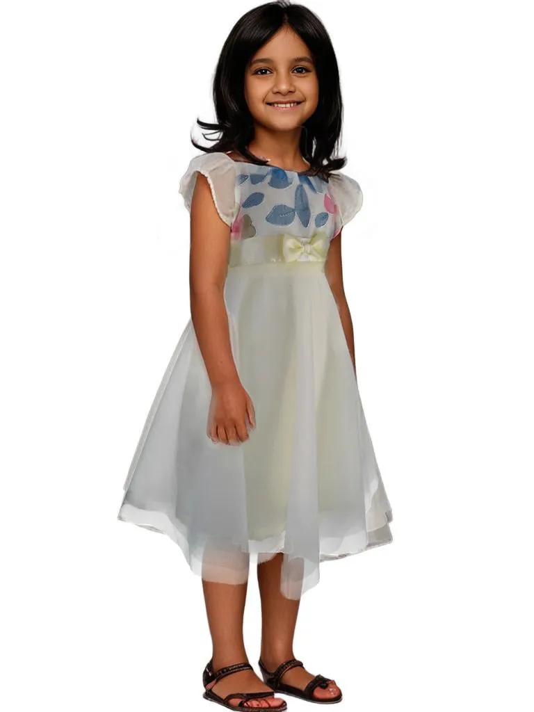 Faye Lime Puff Sleeve Dress