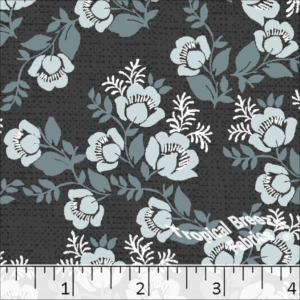 Floral Poly Cotton Dress Fabric 5824