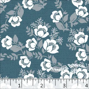 Floral Poly Cotton Dress Fabric 5824