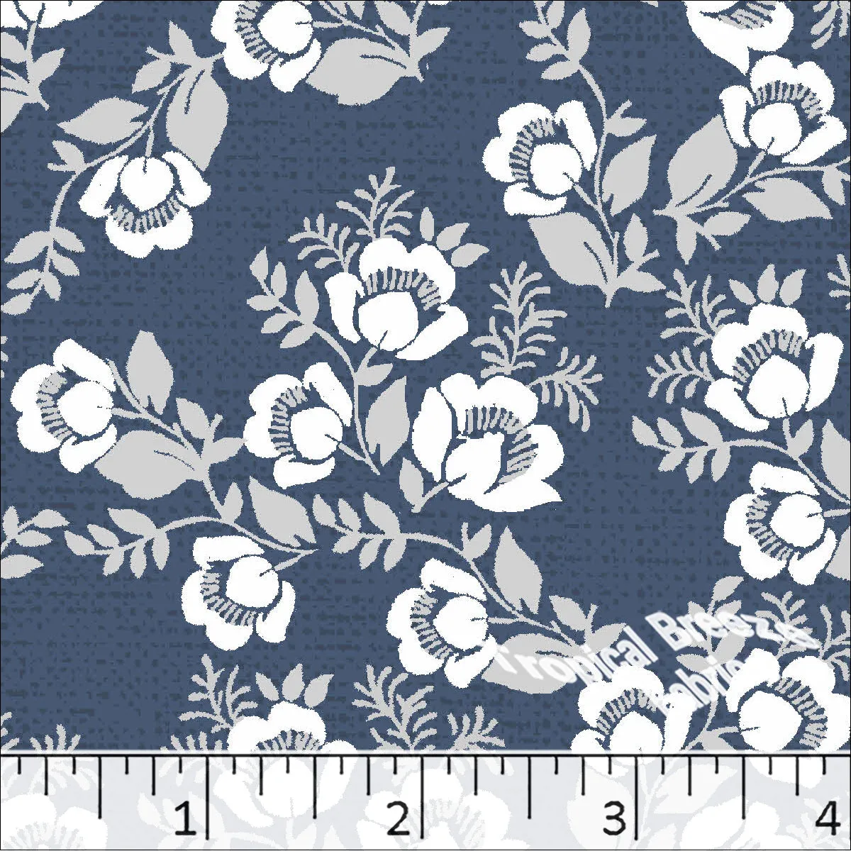 Floral Poly Cotton Dress Fabric 5824