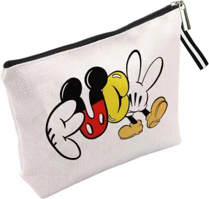 Funny Makeup Bag for Women, Creative Cartoon-Inspired Portable Cosmetic Bag - Unique Design for Every Occasion Minnie Themed Mouse Makeup Bag Mickey Themed Travel Toiletry Bag