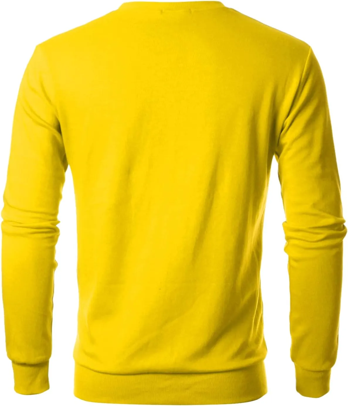 GIVON Men's Crewneck Sweatshirt, Lightweight, Basic Pullover Lounge Tops
