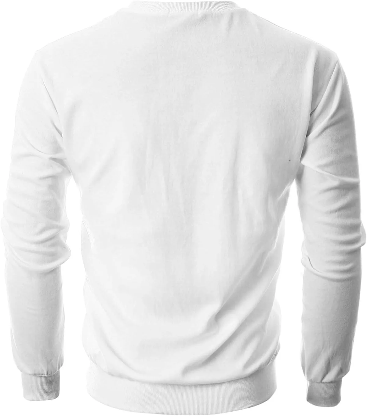 GIVON Men's Crewneck Sweatshirt, Lightweight, Basic Pullover Lounge Tops
