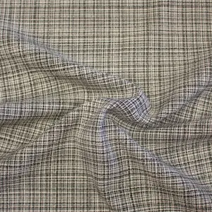 Grace Black/Ecru Viscose Blend Stretch