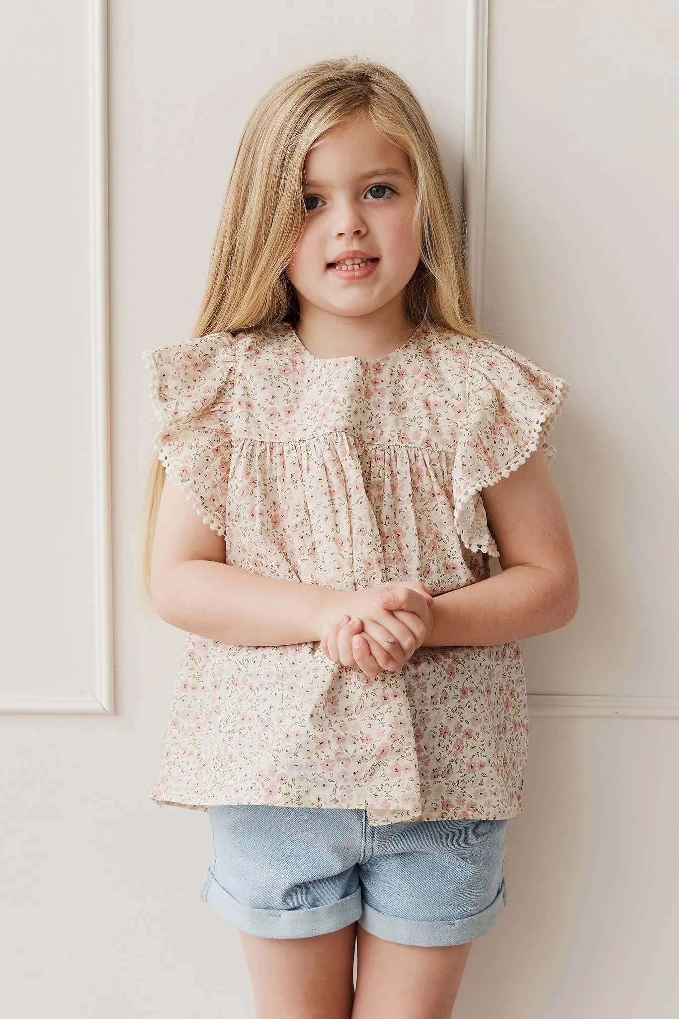 Grace Short - Washed Denim