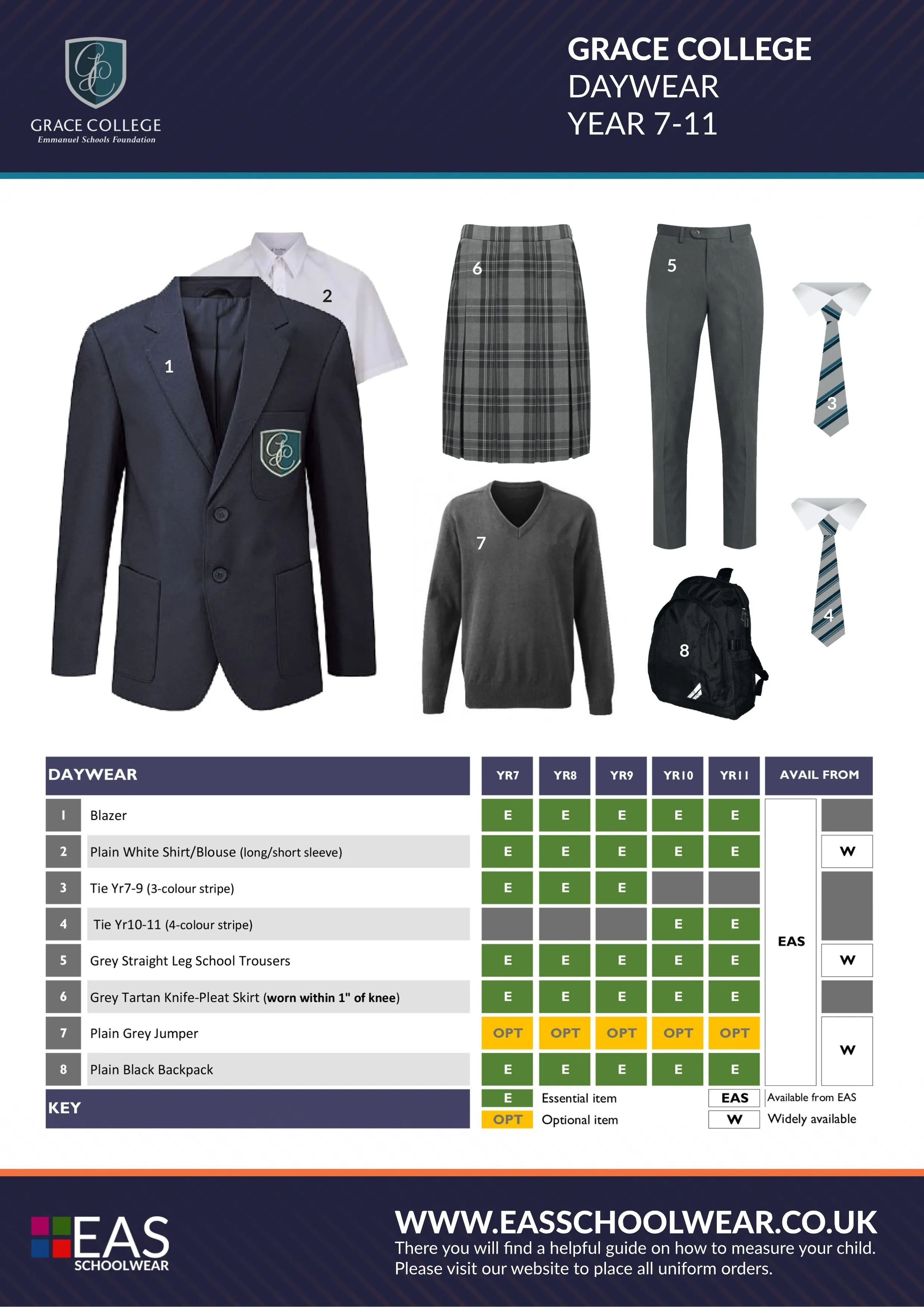 Grace Year 10-11 Tie