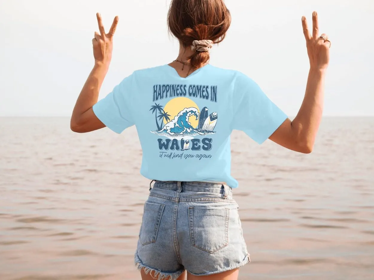 Graphic Tees Women Oversized T-Shirts: Summer Hawaiian Beach Tops Shirts Hawaii Tropical Beachy Short Sleeve Outfit
