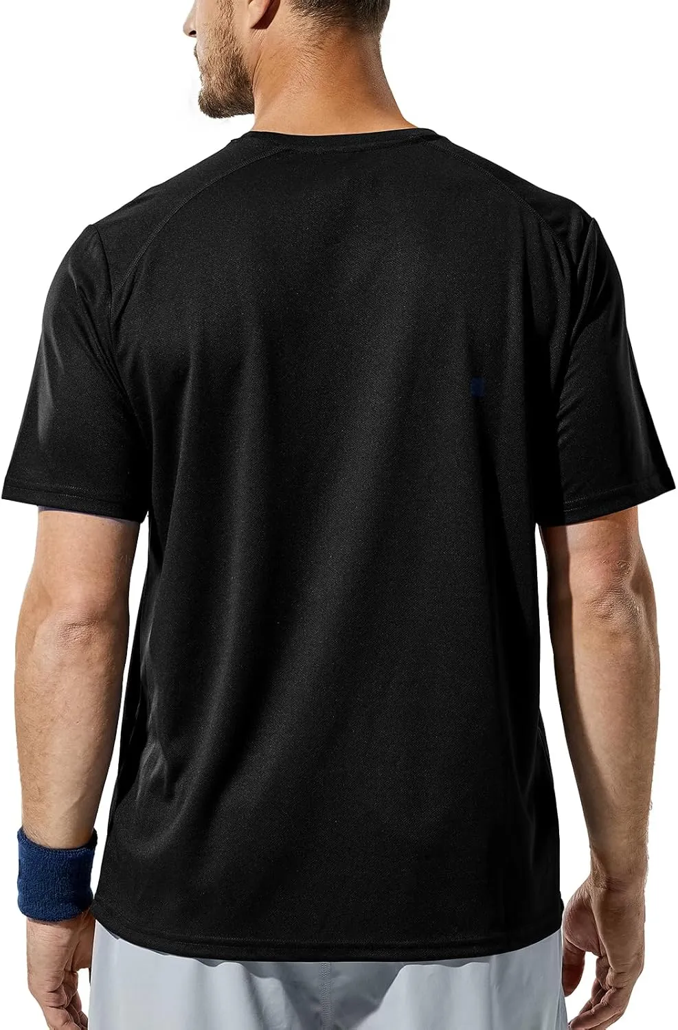 Haimont Men's Dry Fit Athletic Shirts for Running Workout Moisture Wicking Quick Dry Outdoor Short Sleeve T-Shirts