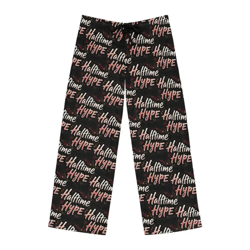 Halftime Hype Super Football Pattern Pajama Pants