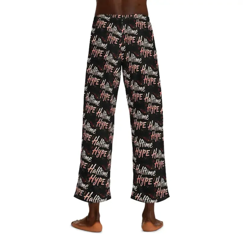 Halftime Hype Super Football Pattern Pajama Pants