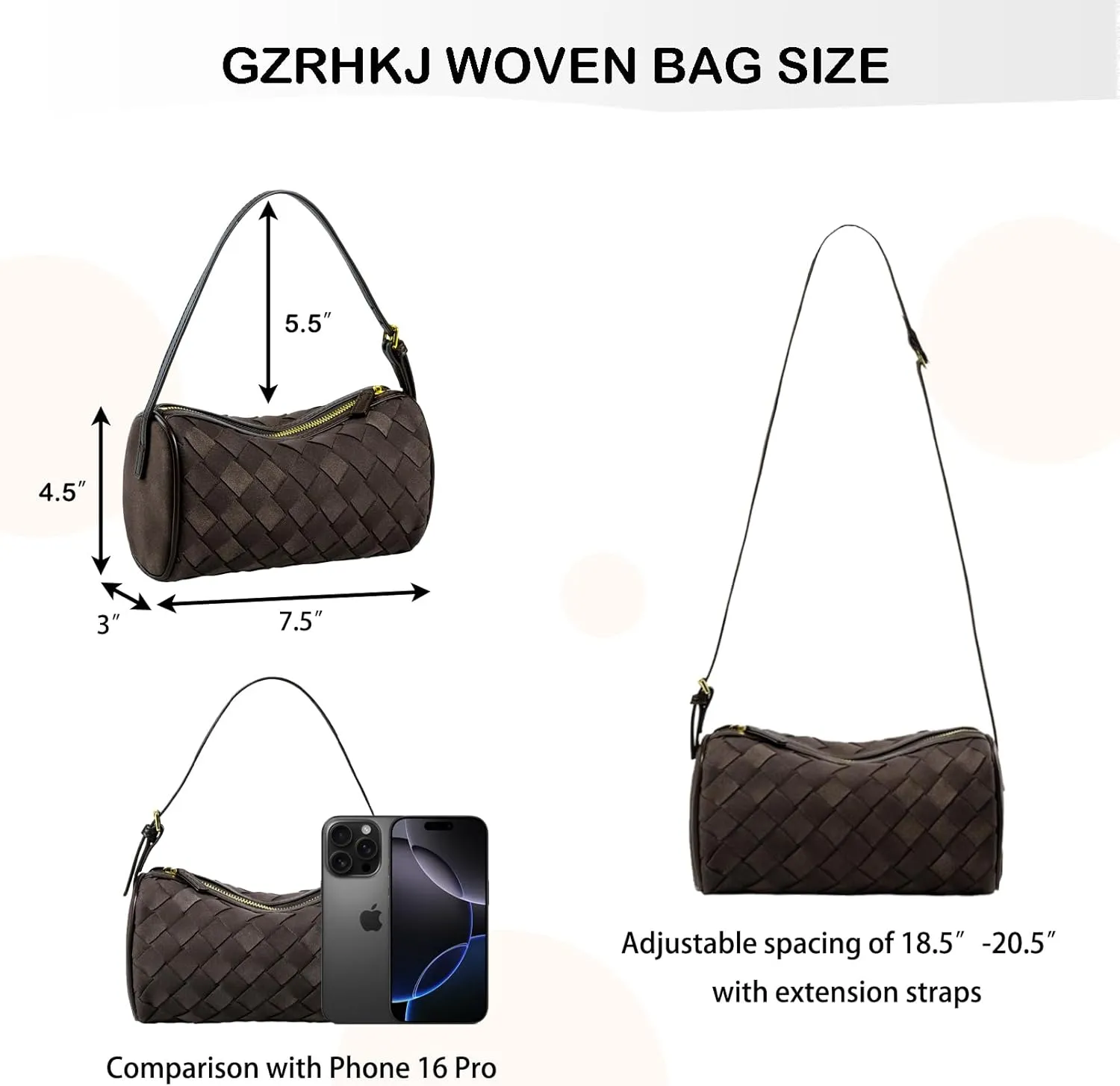 Handwoven Clutch Bag for Women Genuine Leather Evening Purse with Top Handle for Formal Events and Dinners