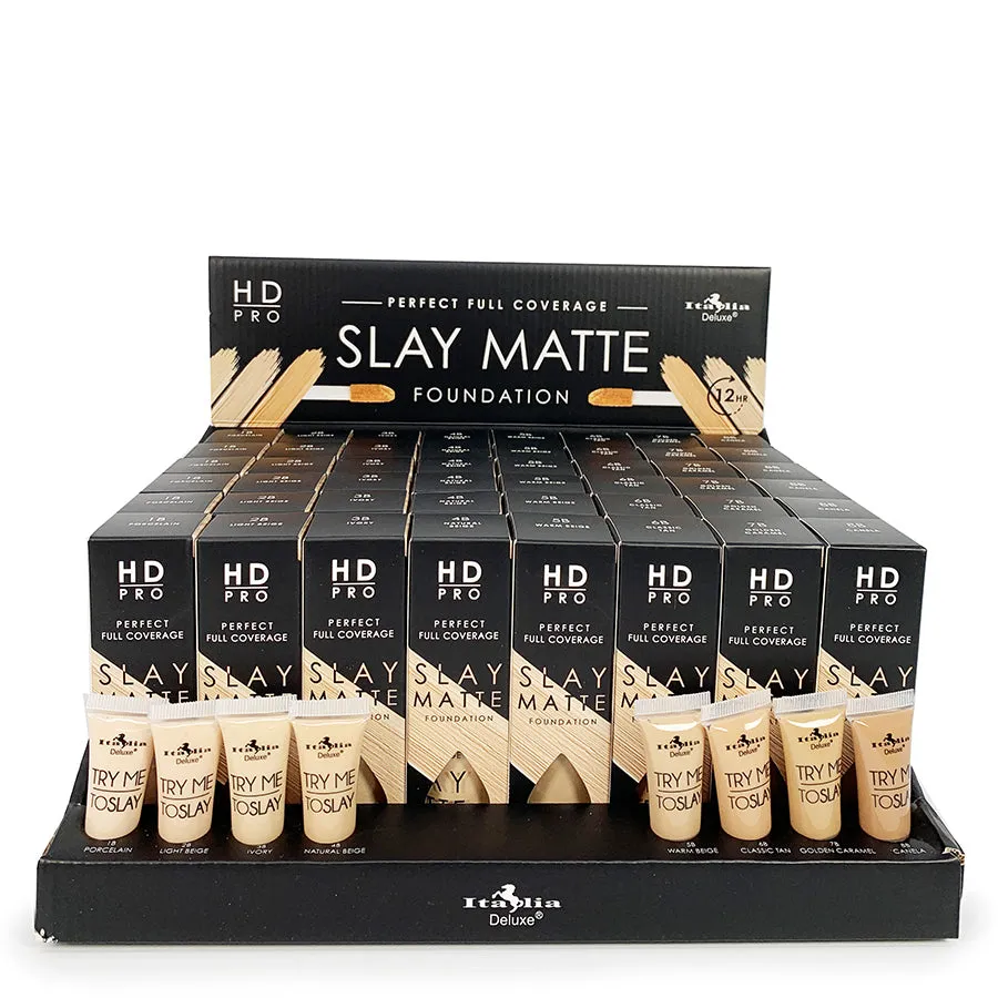 HD Pro Slay Matte Foundation Set   Free Testers (48 units)