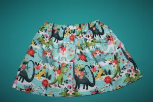 Holiday Dino Bubble Skirt