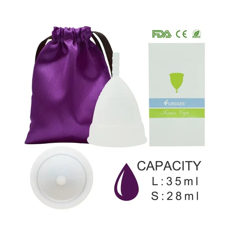 Hot Sale Menstrual cup for Women Feminine hygiene Medical 100% silicone Cup Menstrual reusable lady cup copa menstrual than pads