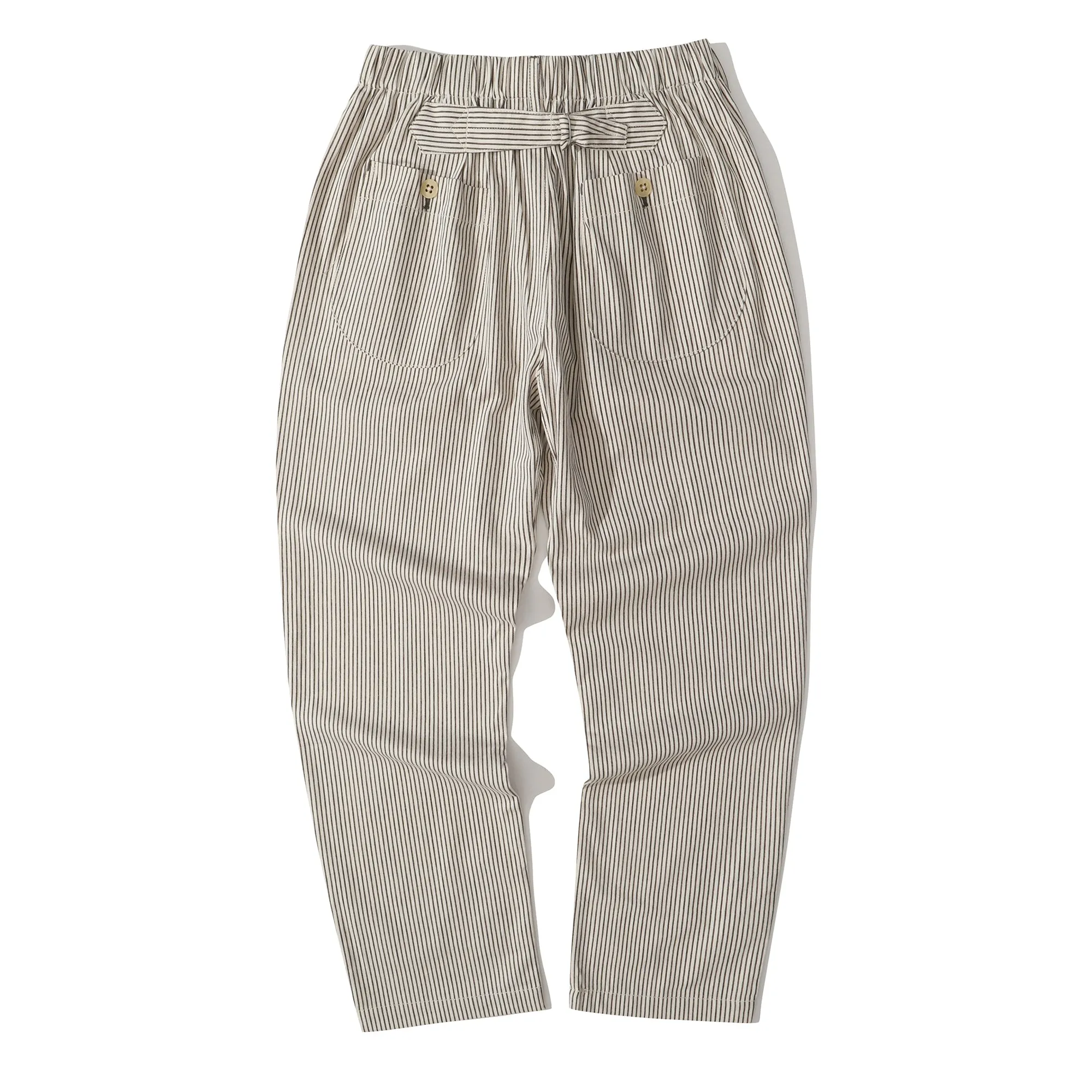 Incense Harbour Tuck Pants - 2mm Brown Stripe