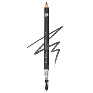 Isa  Dora Brow Pencil - Eyebrow powder in pencil form - Thick and defined eyebrows - Long-lasting results - With eyebrow brush - Hair drawing with eyebrow pencil - Black