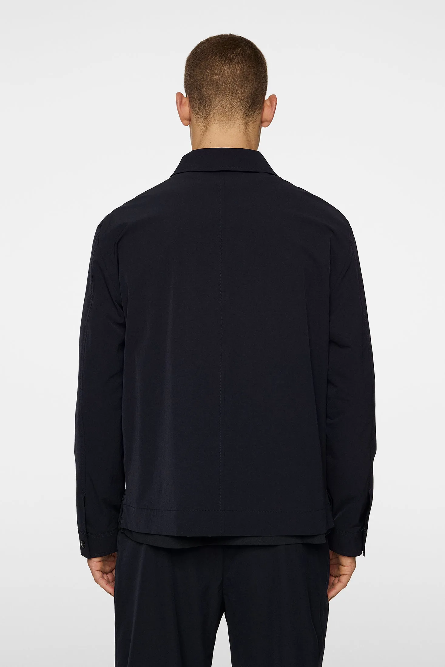 Jake Zipped Overshirt / JL Navy