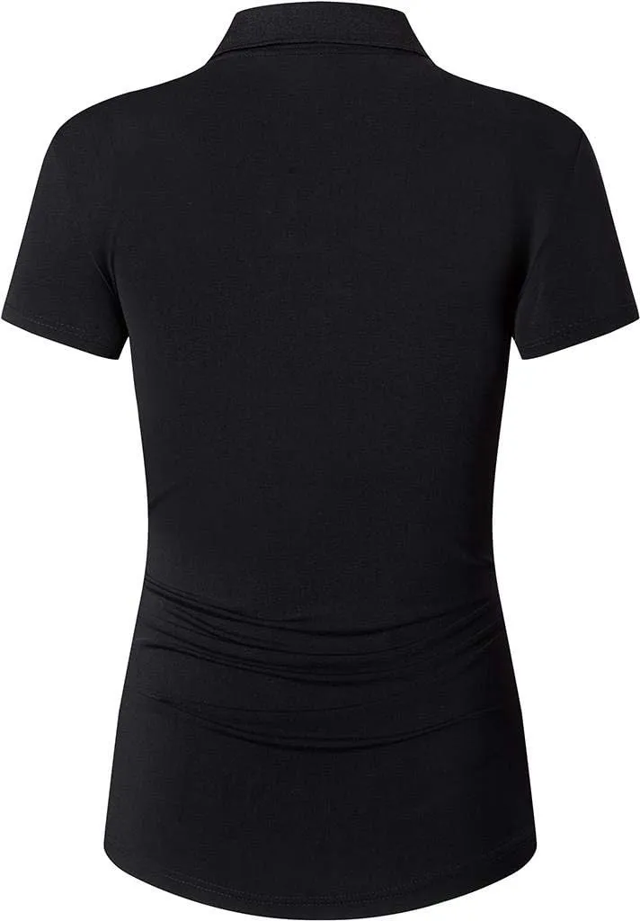 jeansian Women's Sport Polo Tee Shirts T-Shirts Tshirt Tops Poloshirt Golf Tennis Bowling Jersey Quick Dry SWT251