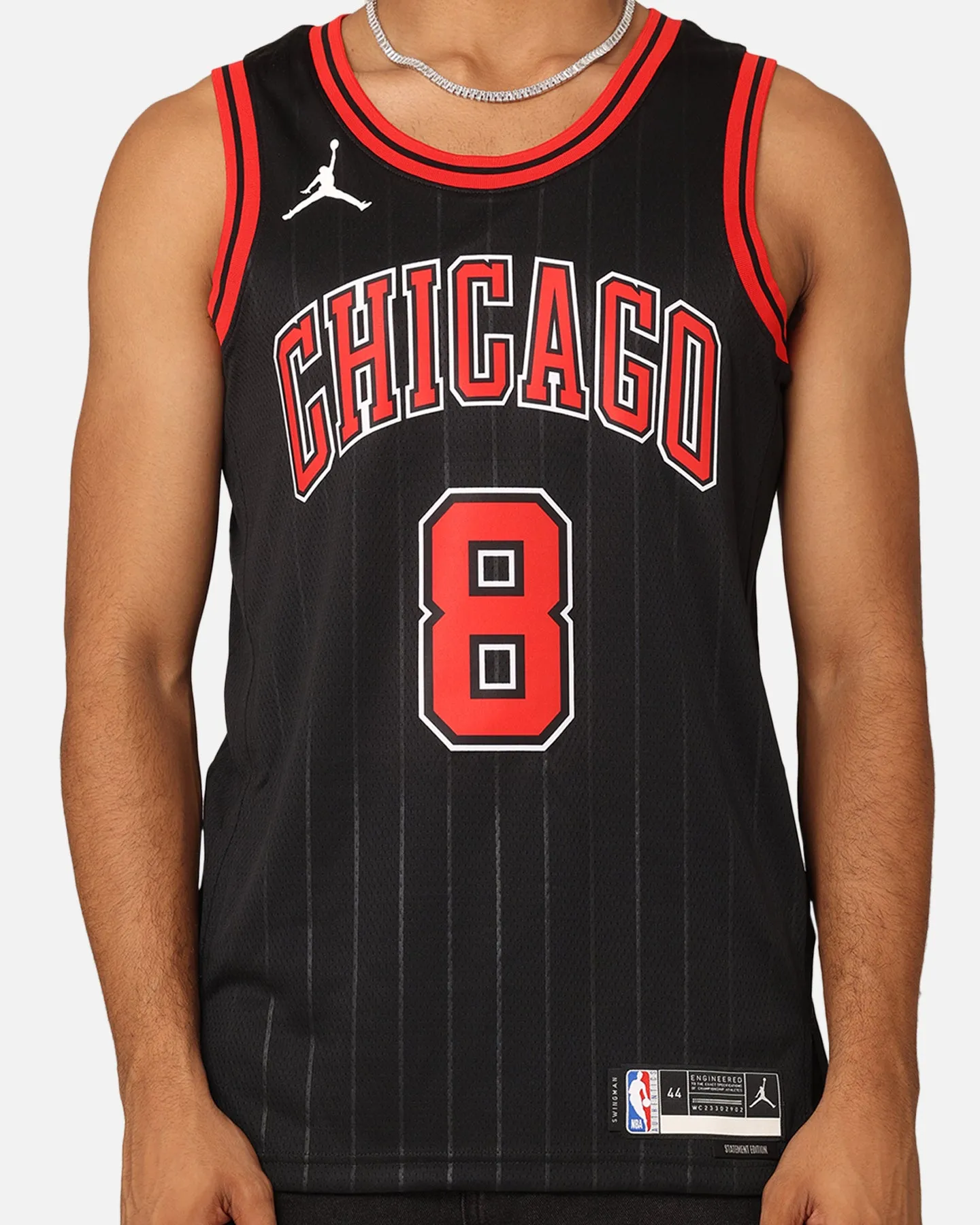 Jordan Chicago Bulls Zach LaVine Statement Edition Dri-FIT Swingman Jersey Black