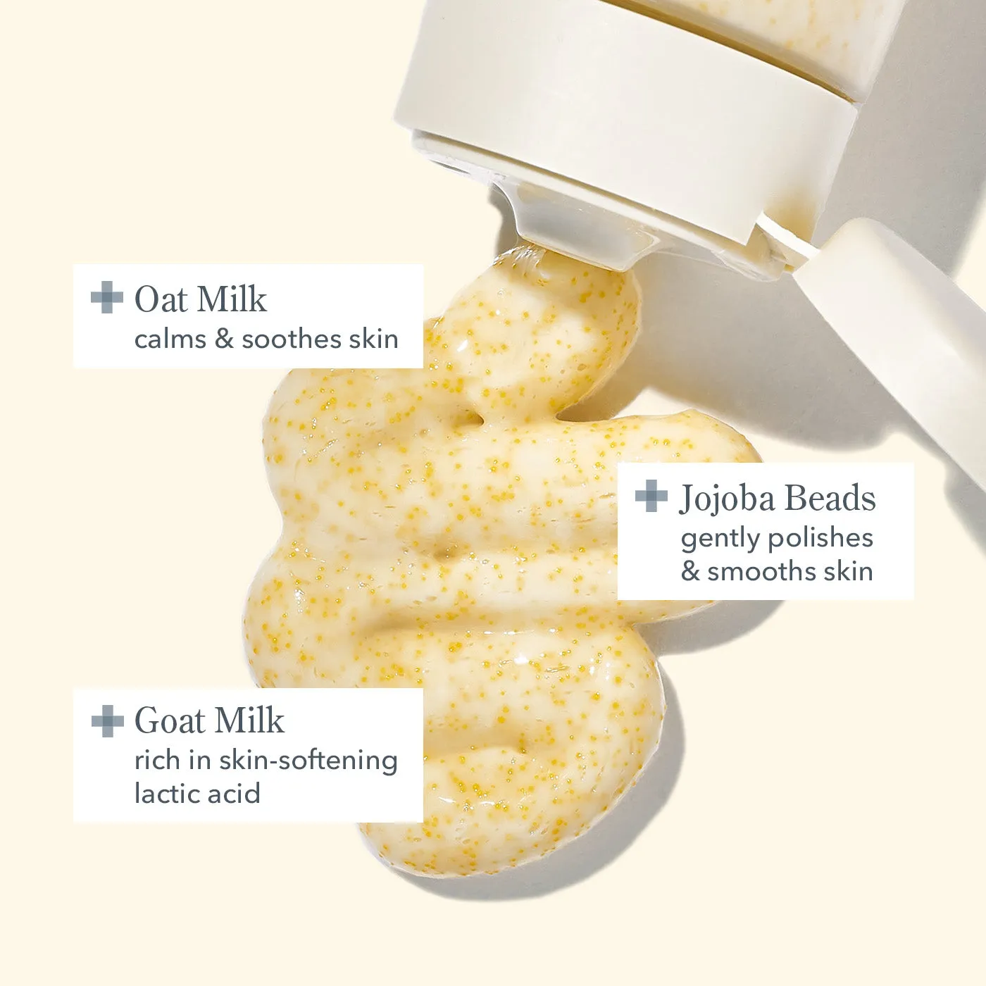 Jumbo Milk Scrub Oat   Goat Milk Exfoliating Facial Cleanser Duo