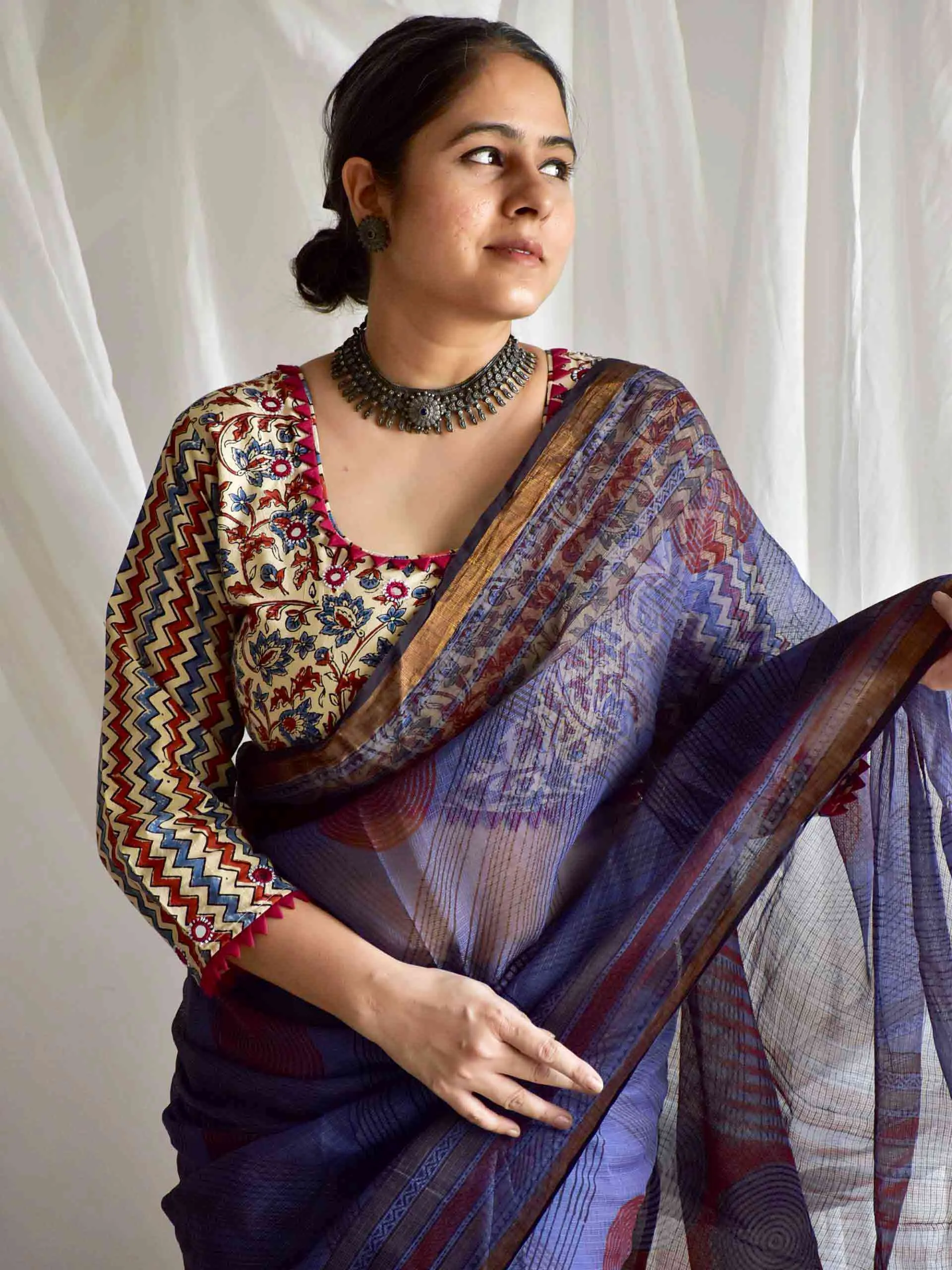 Kairi - Dabu kota Doria saree