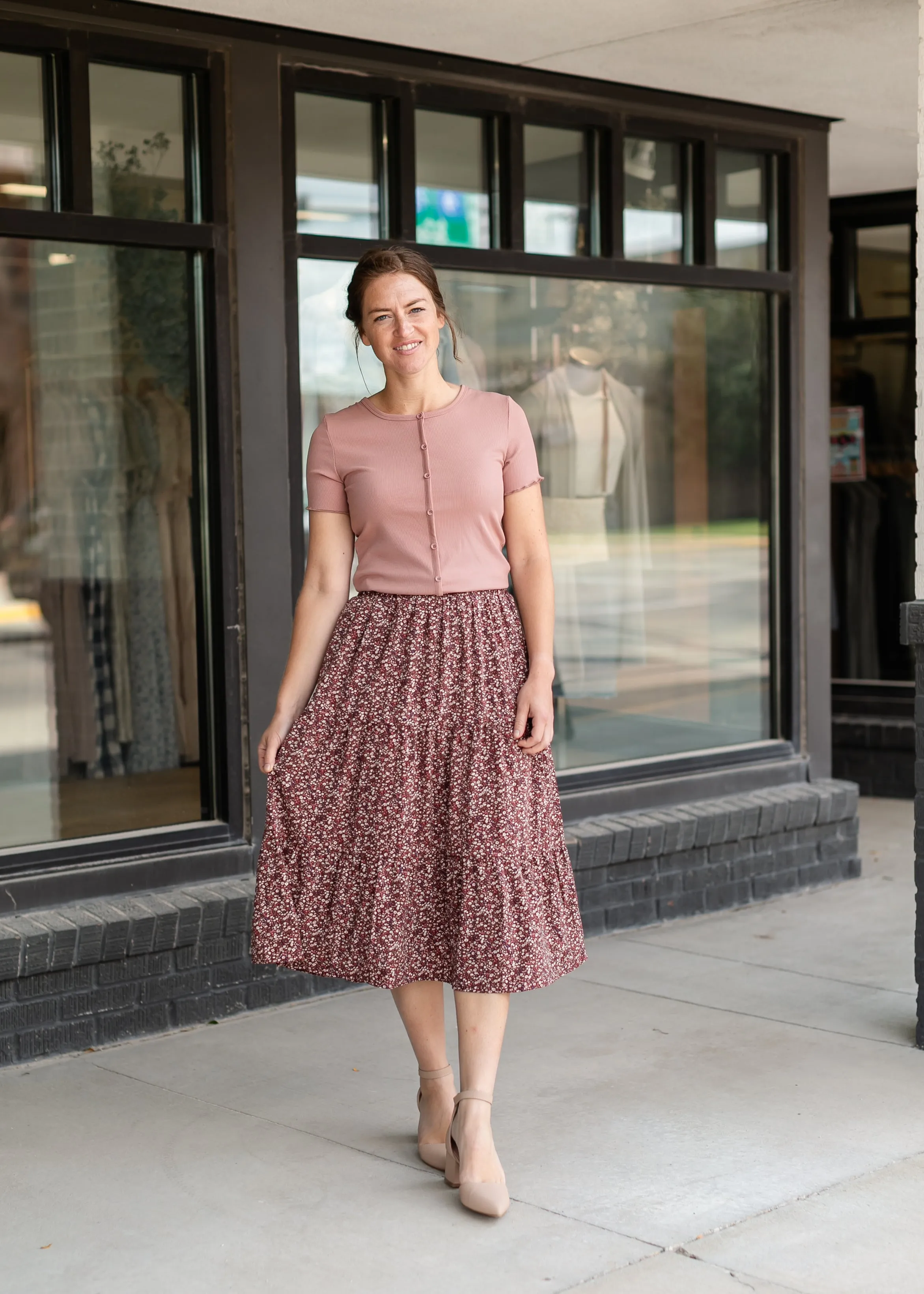 Larza Lettuce Hem Top - FINAL SALE