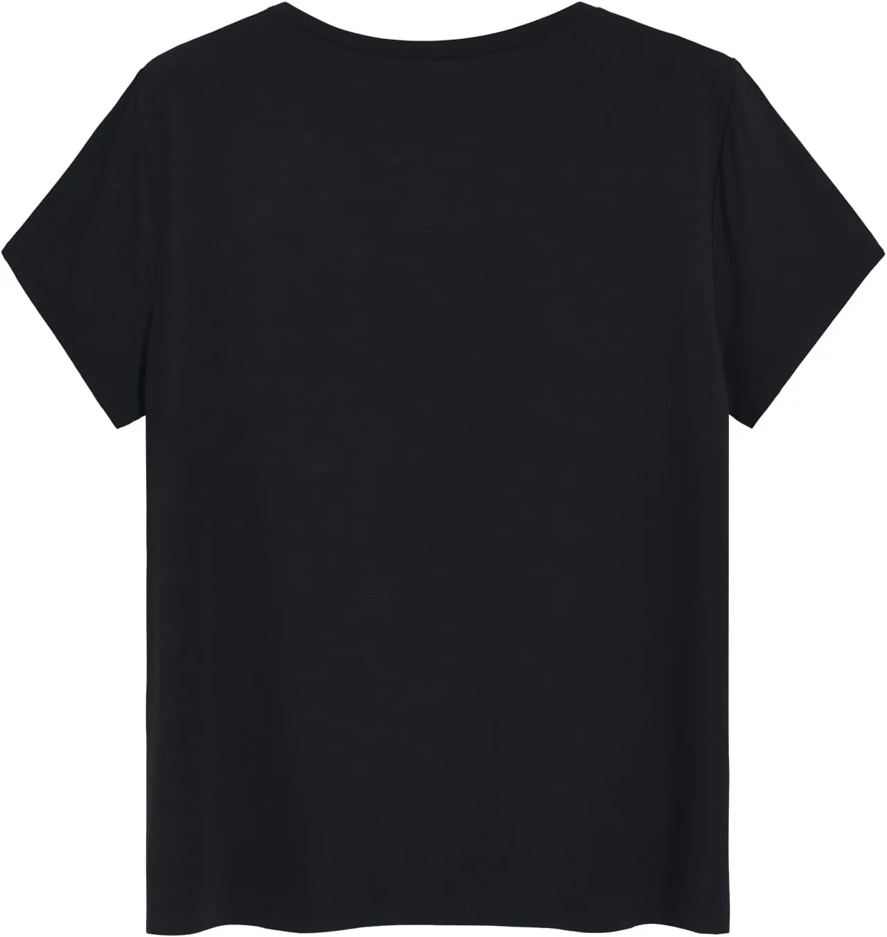 Latuza Women's Petite Tops Bamboo Viscose Pajama Sleep Shirt Petite Size