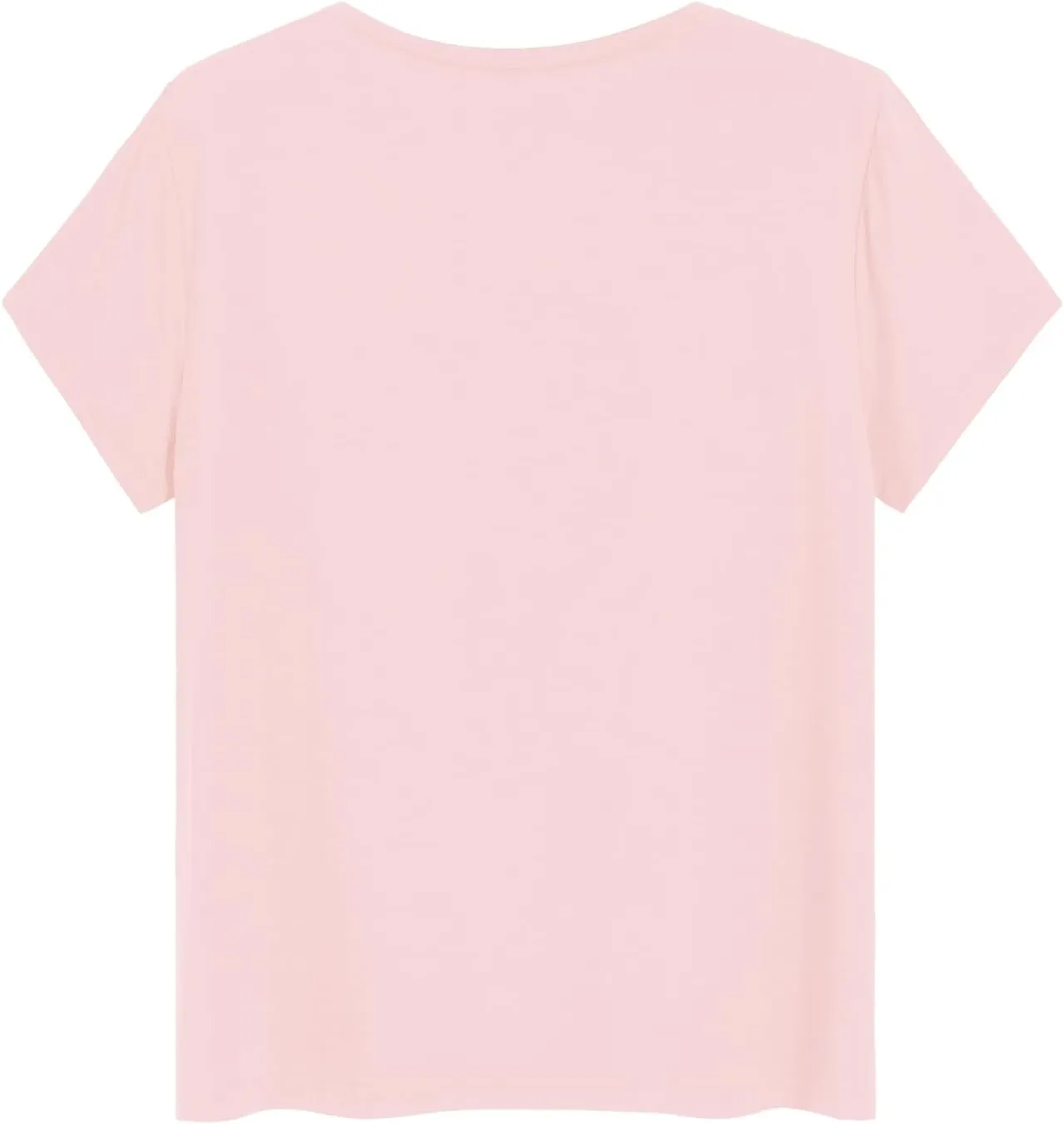 Latuza Women's Petite Tops Bamboo Viscose Pajama Sleep Shirt Petite Size