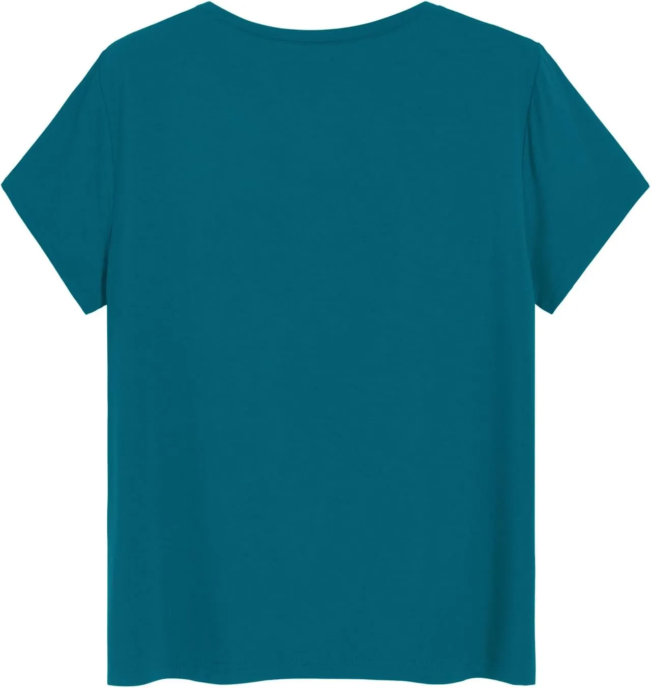 Latuza Women's Petite Tops Bamboo Viscose Pajama Sleep Shirt Petite Size