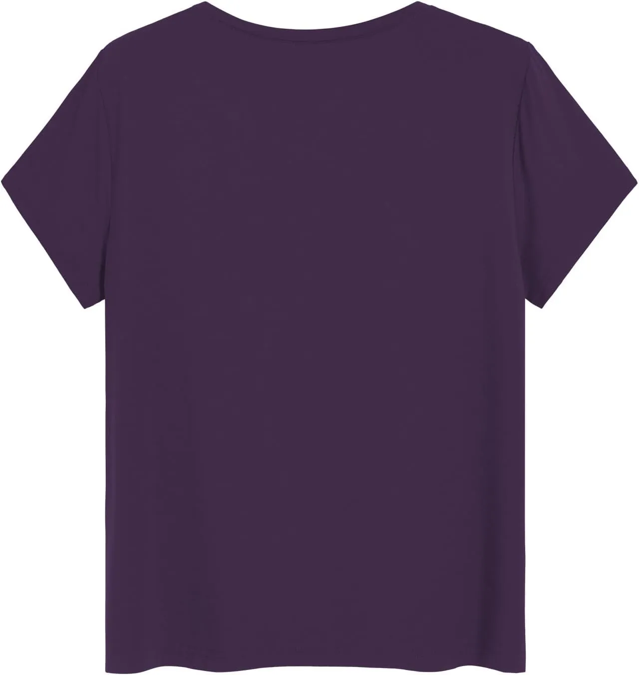 Latuza Women's Petite Tops Bamboo Viscose Pajama Sleep Shirt Petite Size