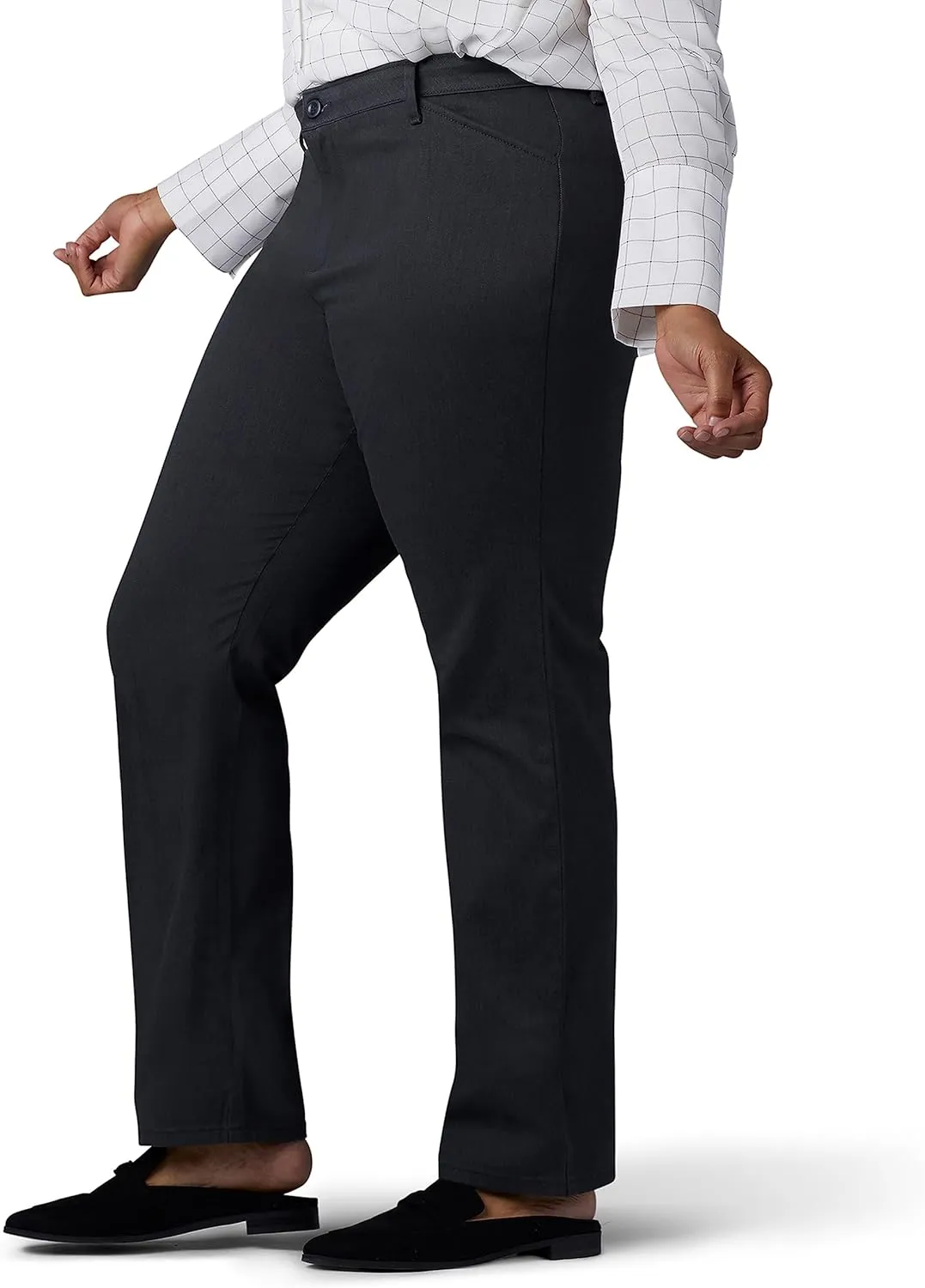 Lee Women's Plus Size Relaxed Fit All Day Straight Leg Pant